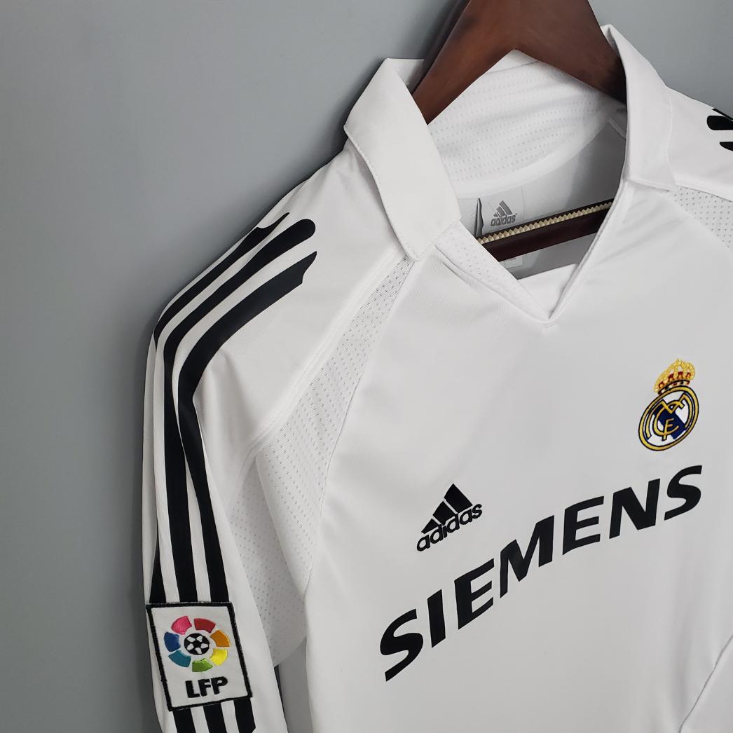 Retro Real Madrid 2005/2006 Tay Dài ( Sân Nhà )