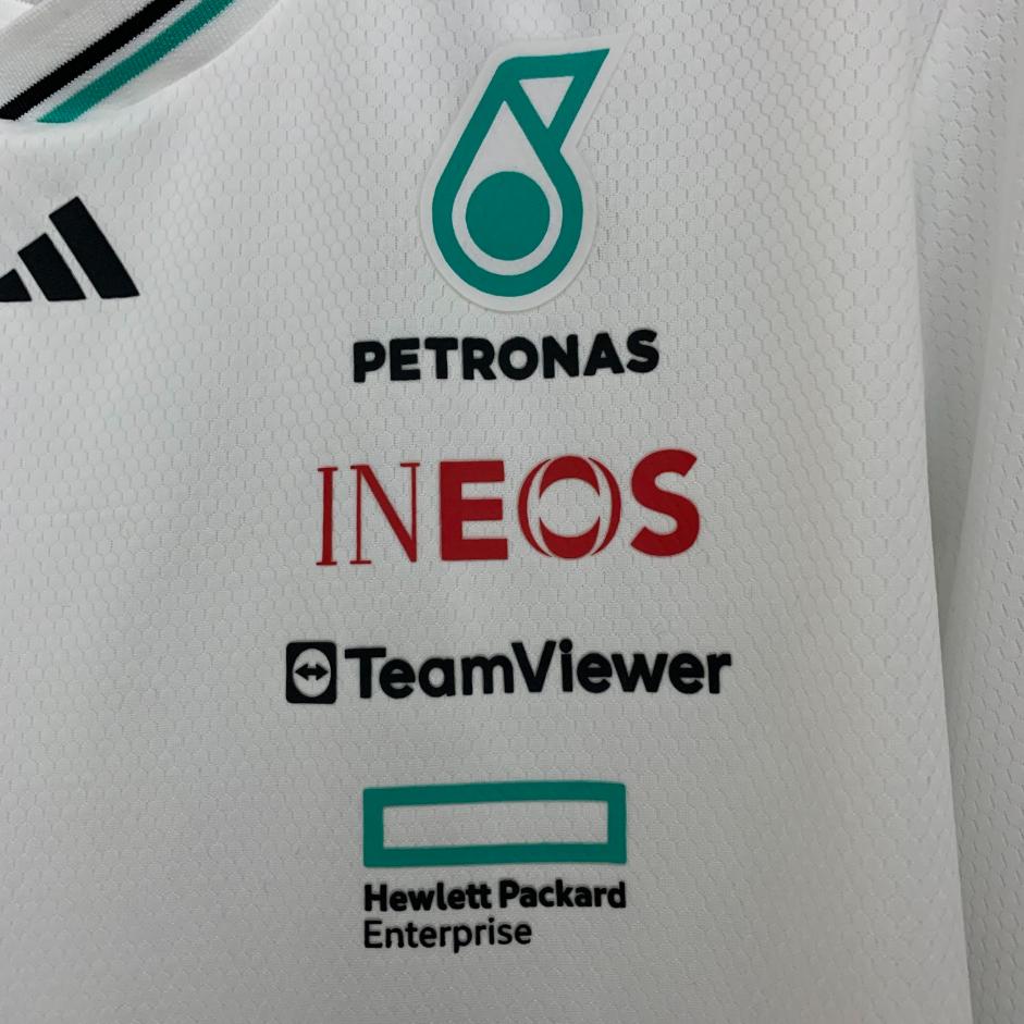 Áo Thun F1 Mercedes 2025 ( Trắng )