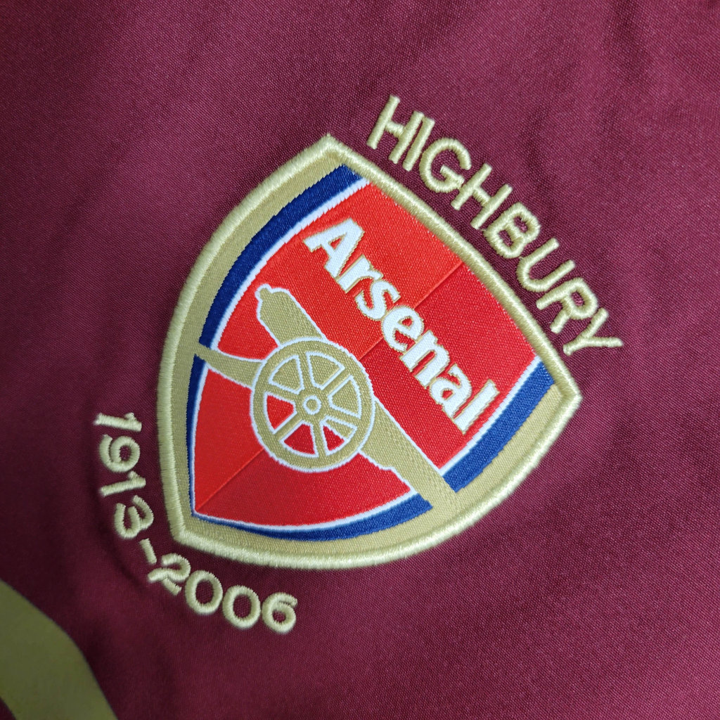Retro Arsenal 2005/2006 Tay Dài ( Sân Khách )