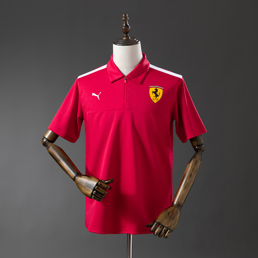Áo Polo F1 Ferrari 2025 ( Khóa Kéo )