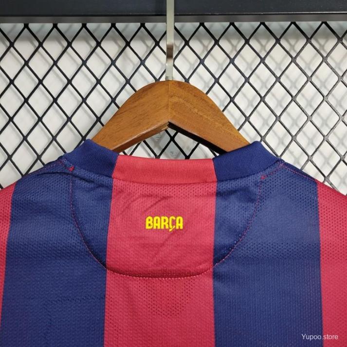 Retro Barcelona 2014/2015 Tay Dài ( Sân Nhà )