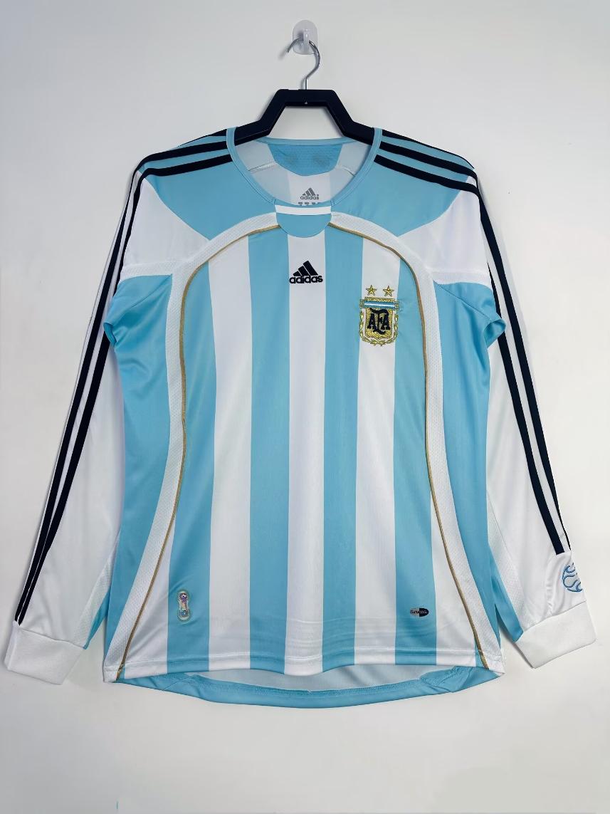 Retro Argentina 2006 Tay Dài ( Sân Nhà )