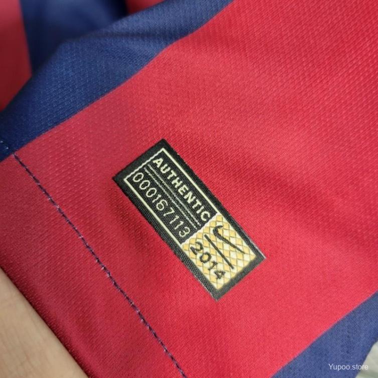 Retro Barcelona 2014/2015 Tay Dài ( Sân Nhà )