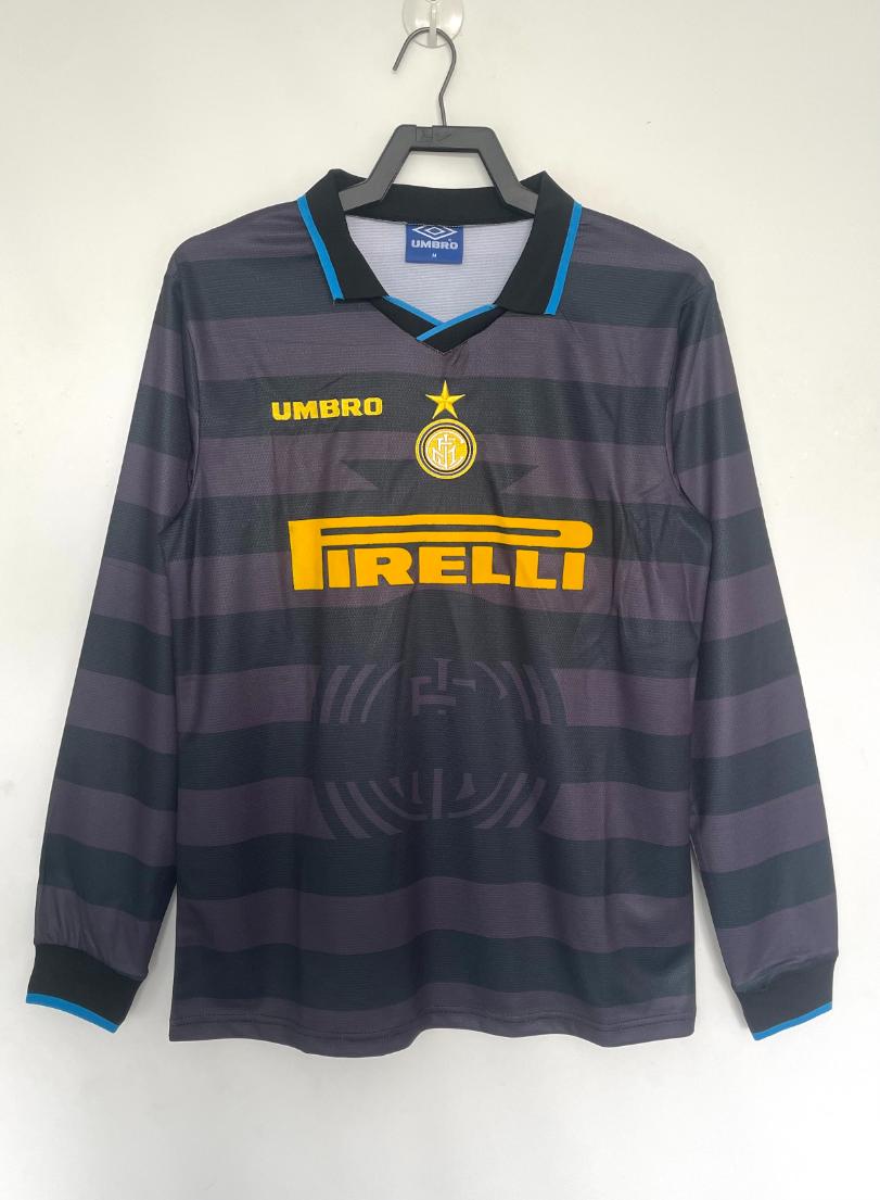 Retro Inter Milan 1997/1998 Tay Dài ( 3RD)