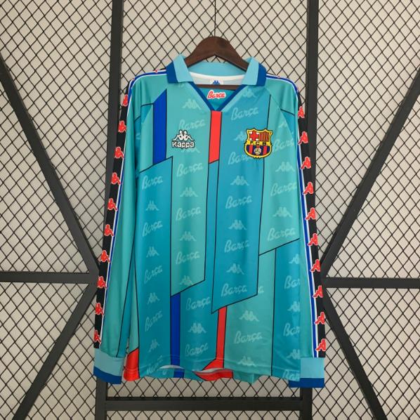 Retro Barcelona 1996/1997 Tay Dài ( Sân Khách )