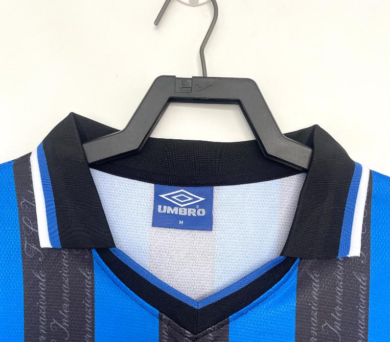 Retro Inter Milan 1997/1998 Tay Dài ( Sân Nhà )