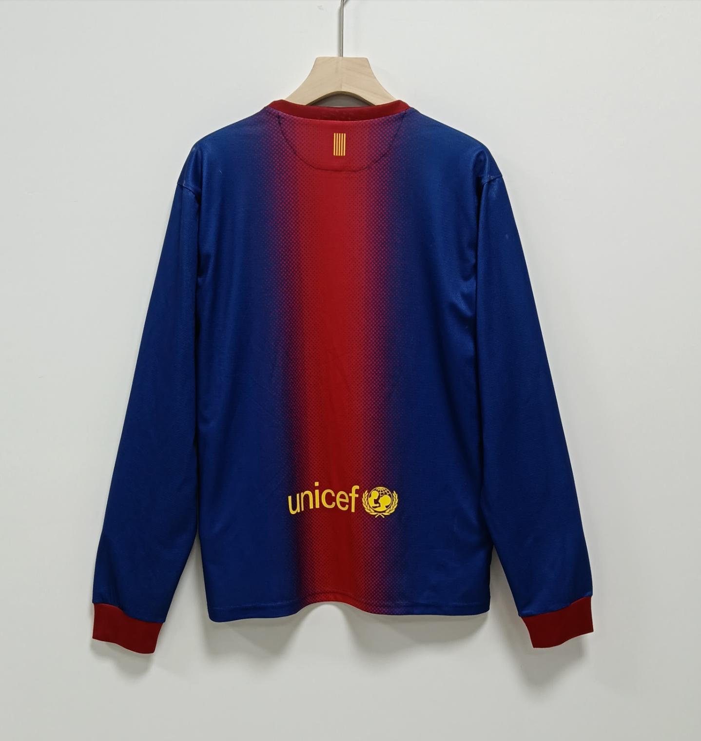 Retro Barcelona 2012/2013 Tay Dài ( Sân Nhà )
