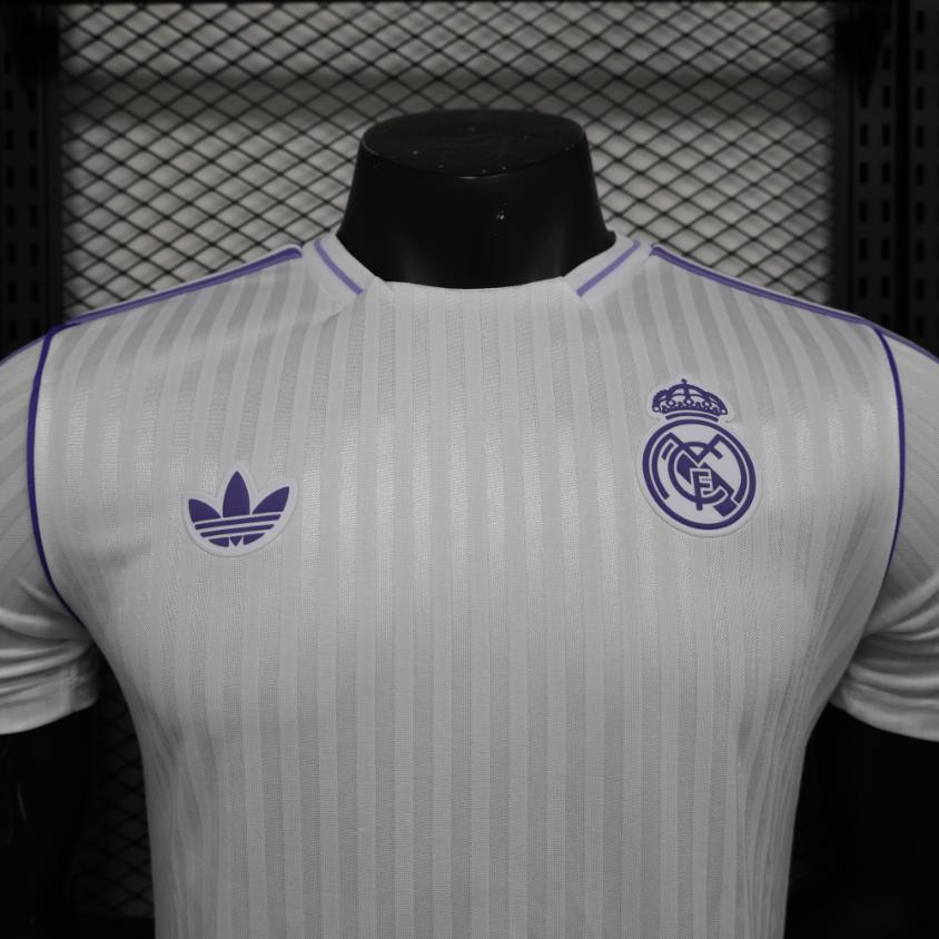 Áo Adidas Icon Real Madrid 2025 ( Trắng )
