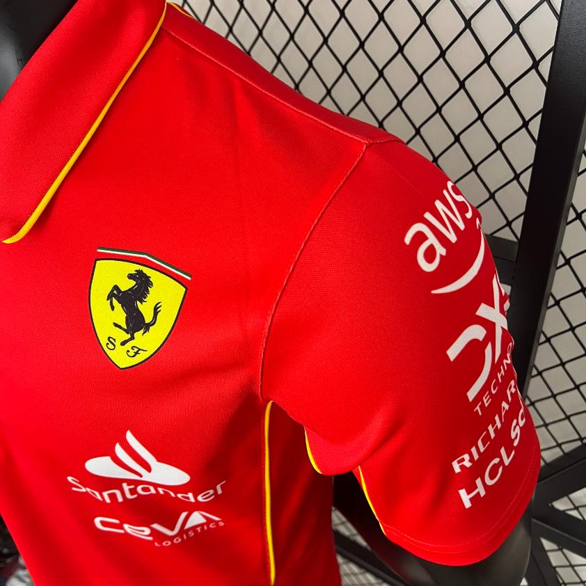 Áo Polo F1 Ferrari 2024 ( Đỏ )