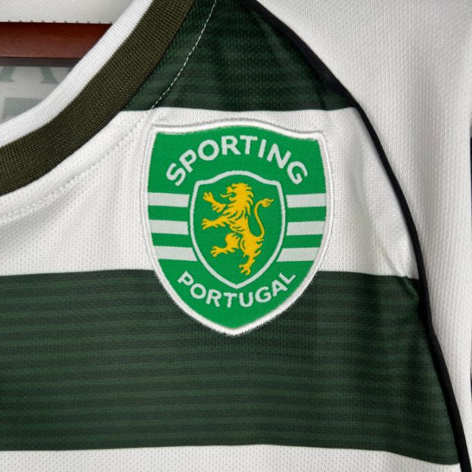 Retro Sporting Lisbon 2001/2002 Tay Dài ( Sân Nhà )