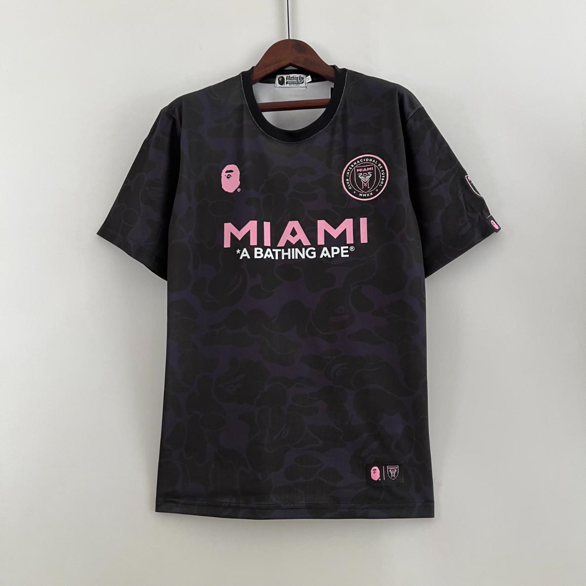 Áo Thun Bape X Miami 2026 ( Đen )