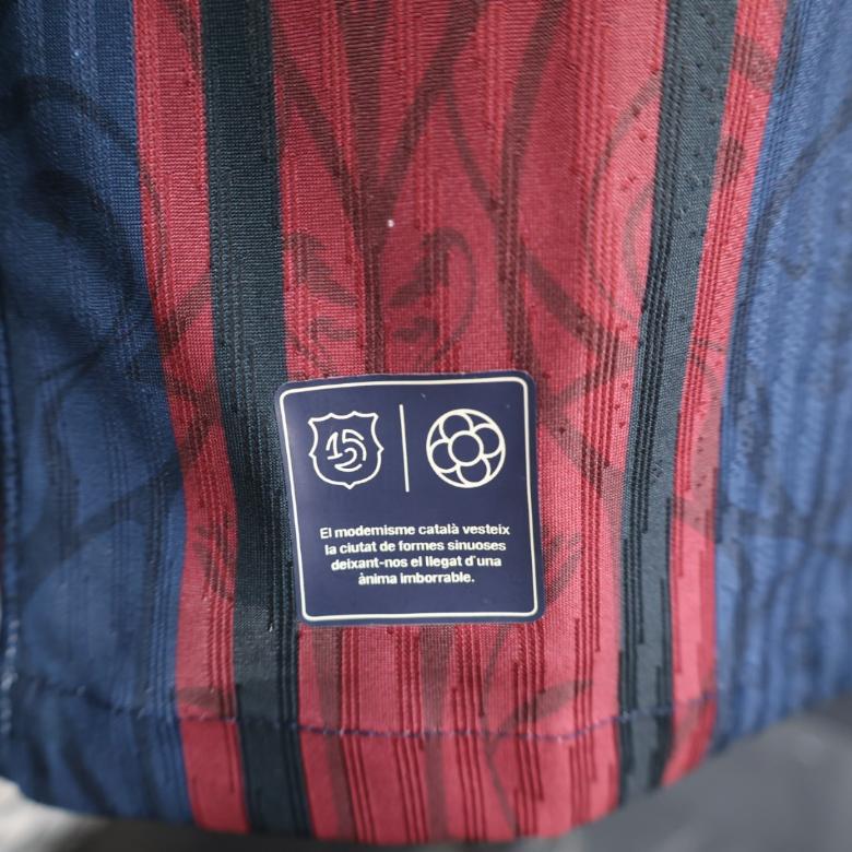 Đồ Fan Barcelona 2025 Tay Dài ( Modernist Polo )