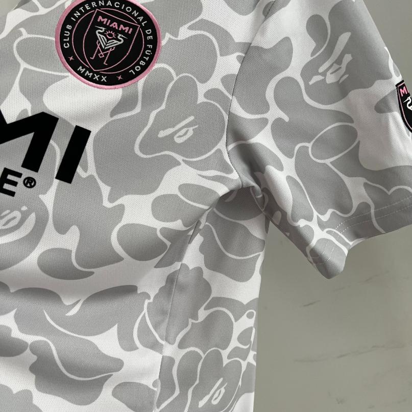 Áo Thun Bape X Miami 2026 ( Xám )
