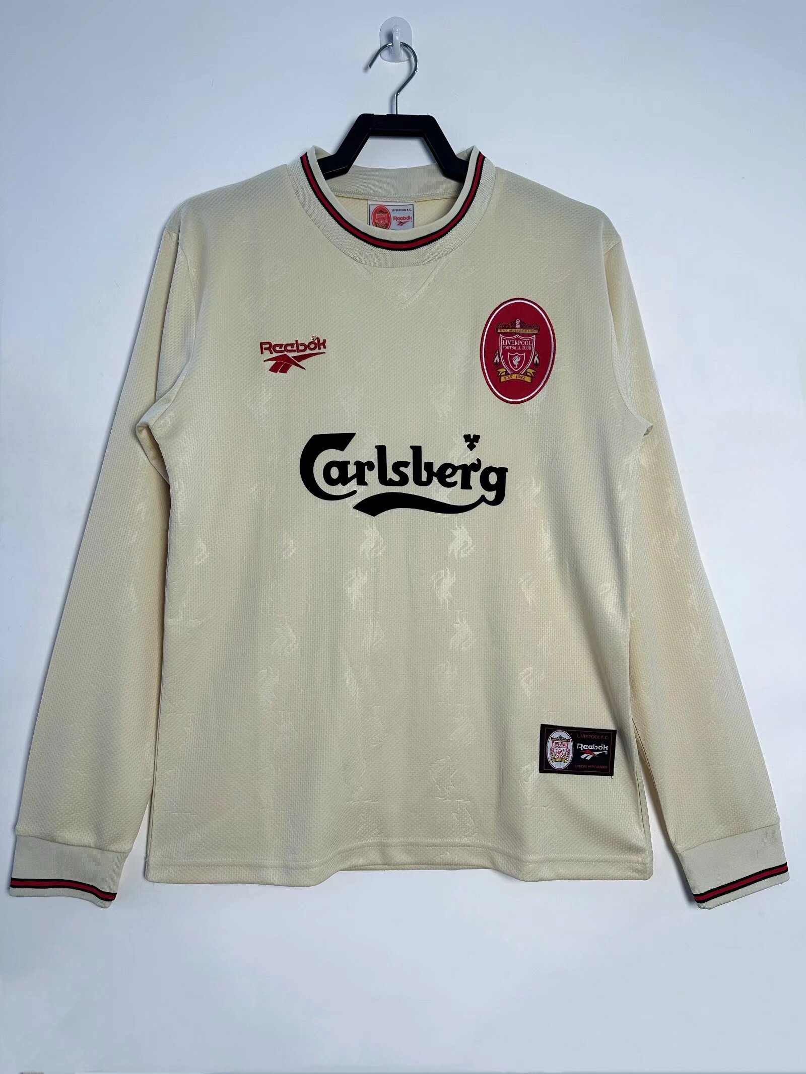 Retro Liverpool 1996/1997 Tay Dài ( Sân Khách )