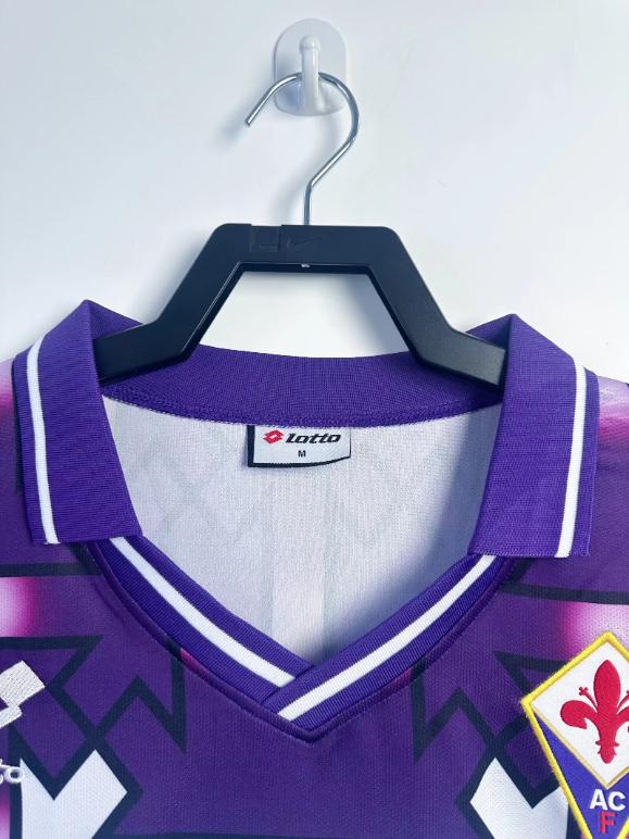 Retro Fiorentina 1992/1993 Tay Dài ( Sân Khách )