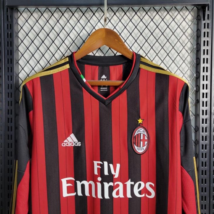 Retro Ac Milan 2013/2014 Tay Dài ( Sân Nhà )