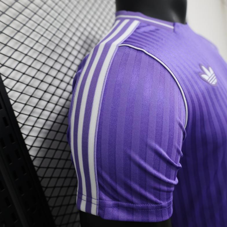 Áo Adidas Icon Real Madrid 2025 ( Tím )