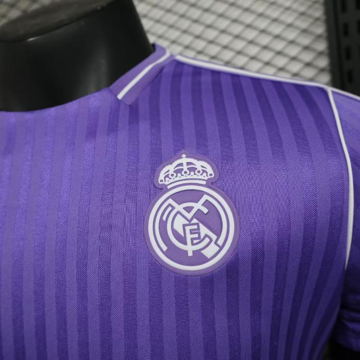 Áo Adidas Icon Real Madrid 2025 ( Tím )