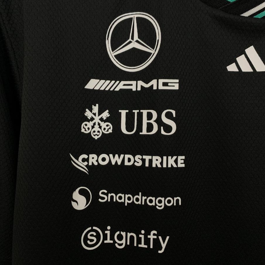 Áo Thun F1 Mercedes 2025 ( Đen )
