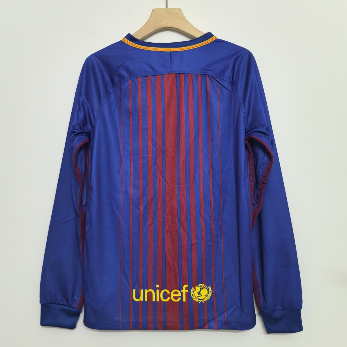 Retro Barcelona 2017/2018 Tay Dài ( Sân Nhà )