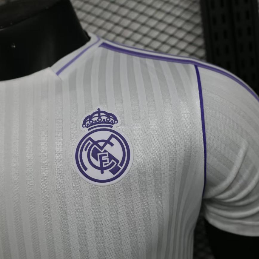 Áo Adidas Icon Real Madrid 2025 ( Trắng )