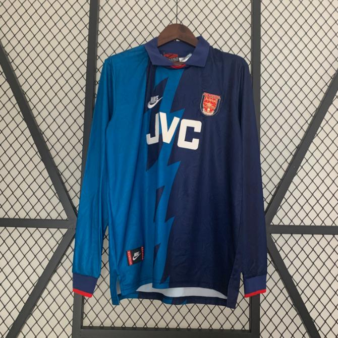 Retro Arsenal 1995/1996 Tay Dài ( Sân Khách )