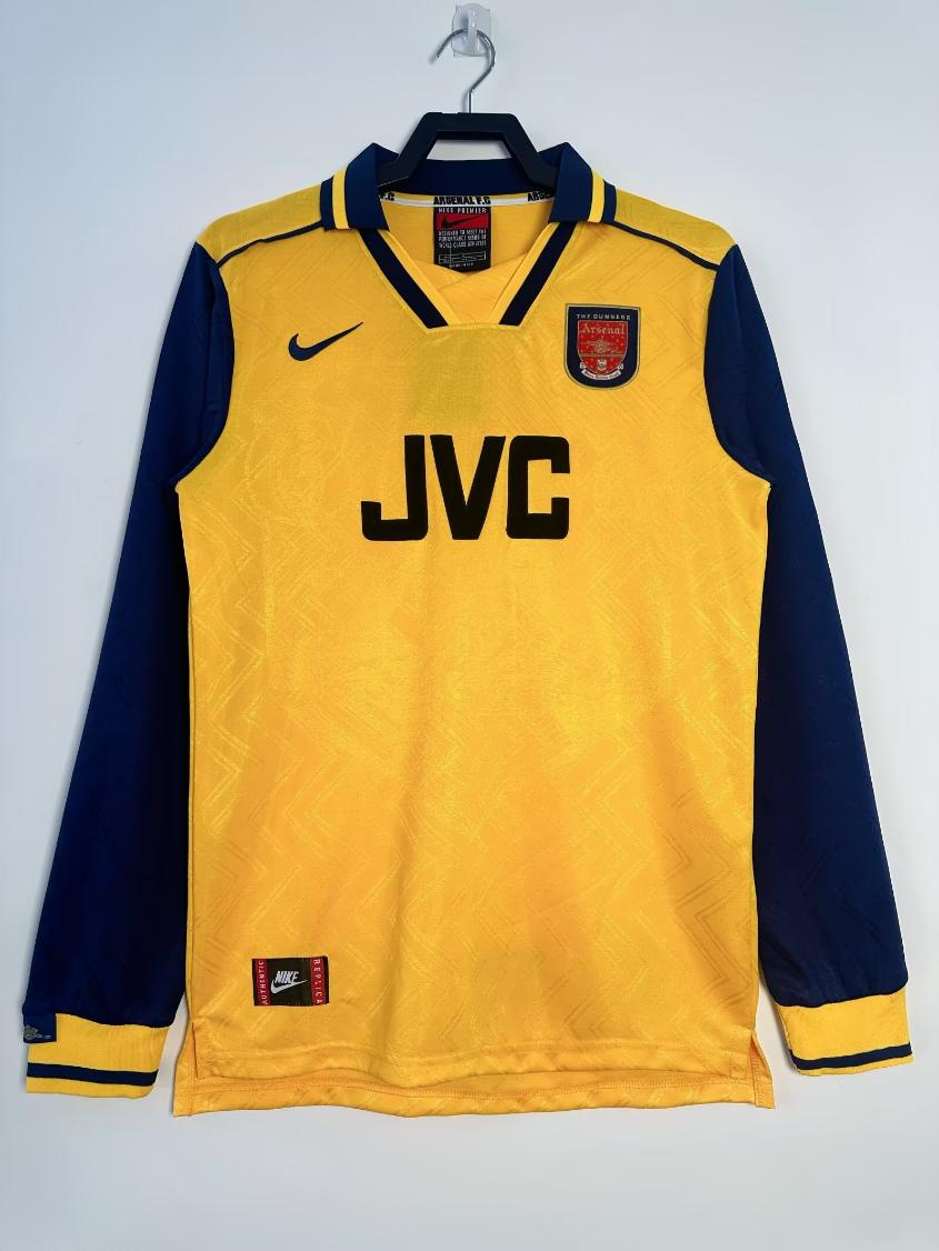Retro Arsenal 1996/1997 Tay Dài ( Sân Khách )