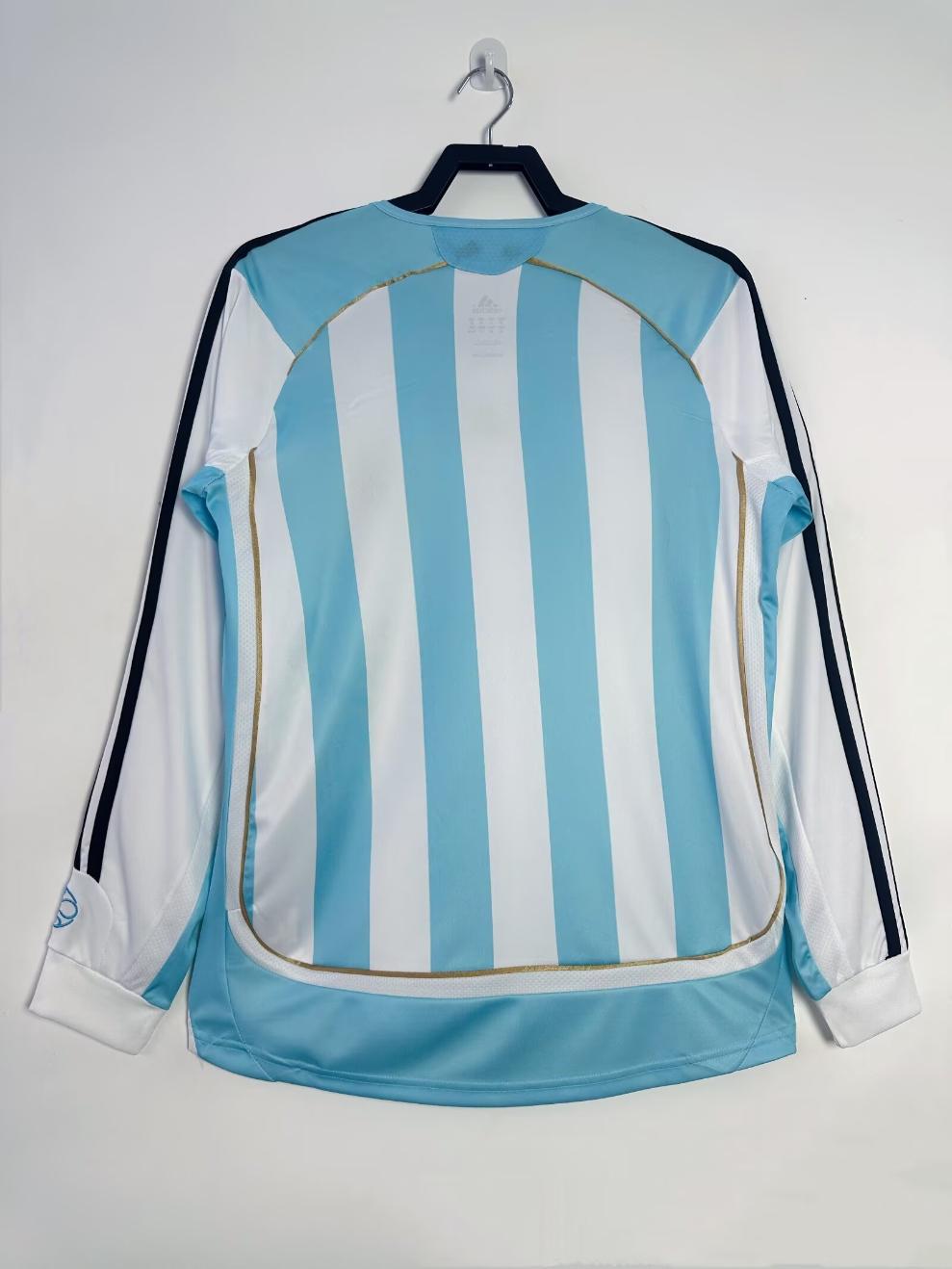 Retro Argentina 2006 Tay Dài ( Sân Nhà )