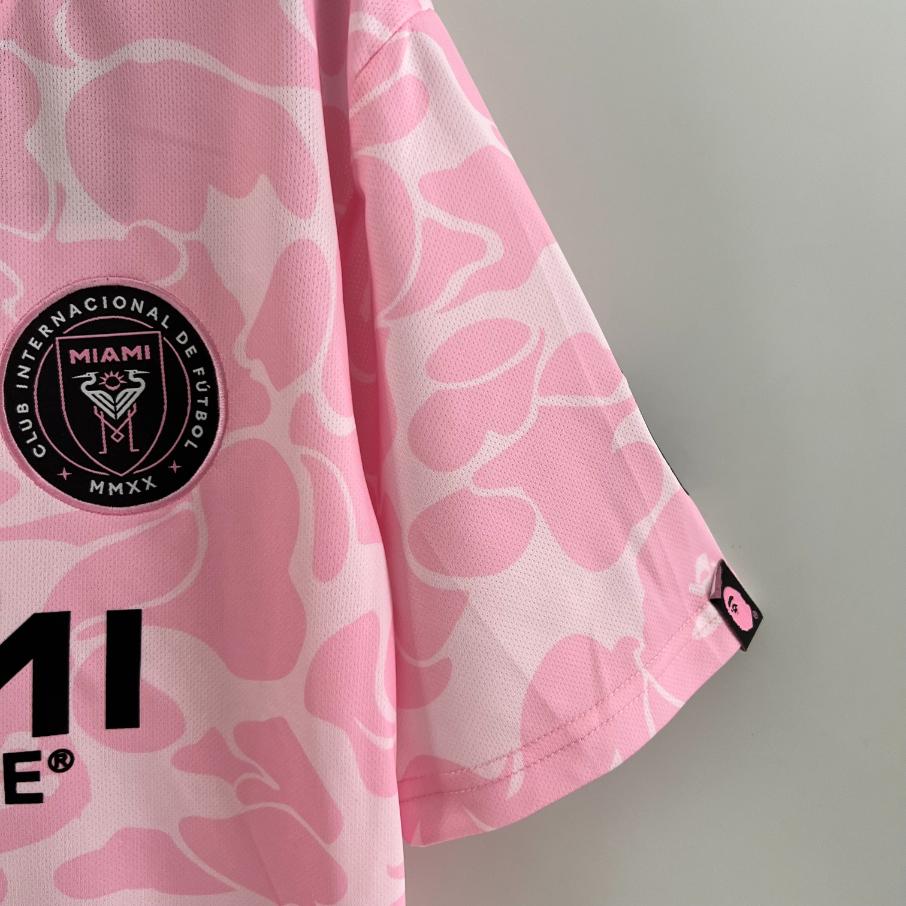 Áo Thun Bape X Miami 2026 ( Hồng )
