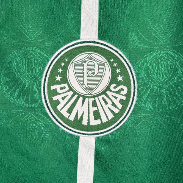Retro Palmeiras 1993 Tay Dài ( Masculina )
