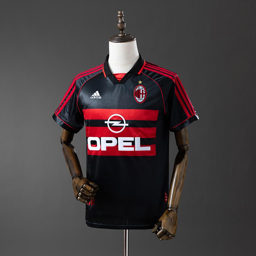 Retro Ac Milan 1998/1999 ( 3rd Đen )