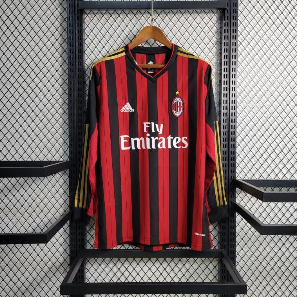 Retro Ac Milan 2013/2014 Tay Dài ( Sân Nhà )