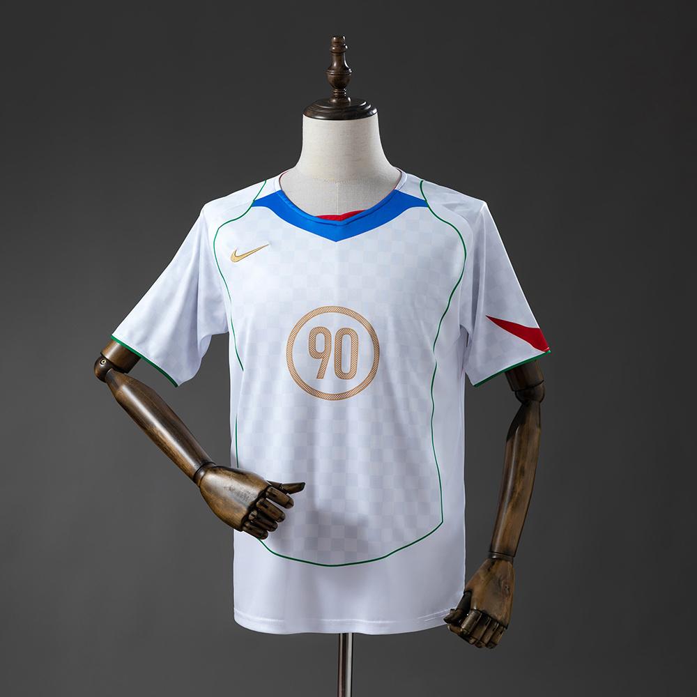 Áo Nike T90 White/Italy Blue