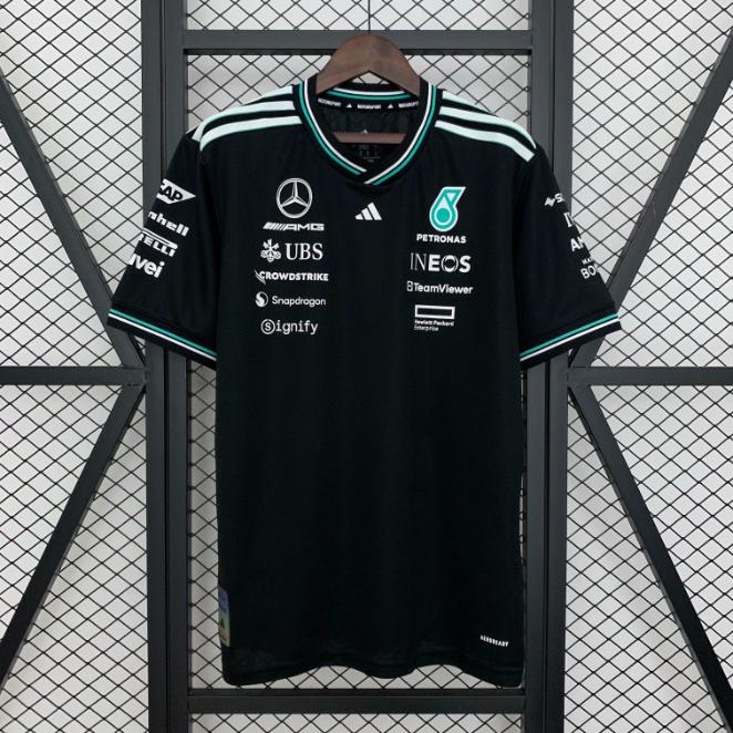 Áo Thun F1 Mercedes 2025 ( Đen )