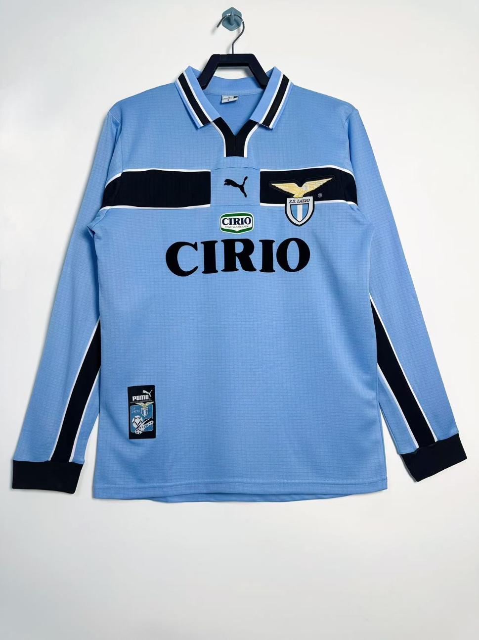 Retro Lazio 1999/2000 Tay Dài ( Sân Nhà )