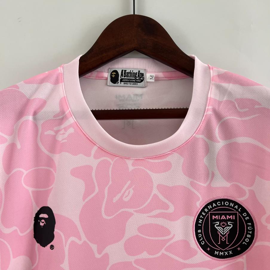 Áo Thun Bape X Miami 2026 ( Hồng )