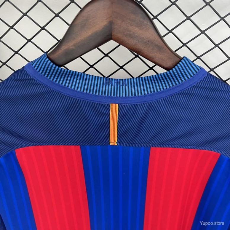 Retro Barcelona 2016/2017 Tay Dài ( Sân Nhà )
