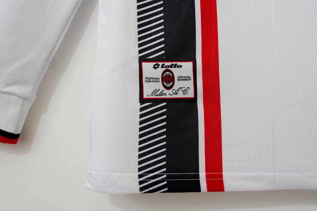 Retro Ac Milan 1997/1998 Tay Dài ( Sân Khách )