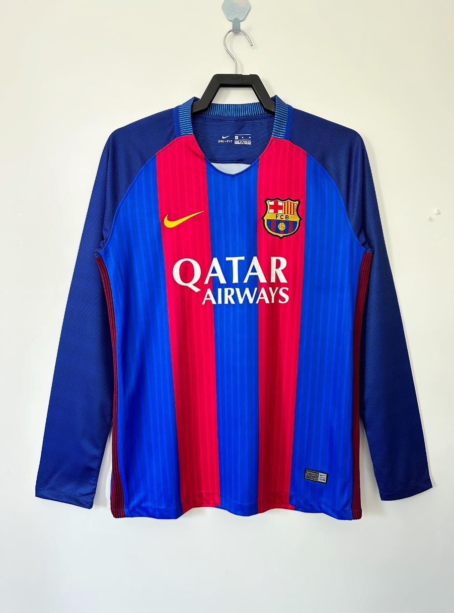 Retro Barcelona 2016/2017 Tay Dài ( Sân Nhà )