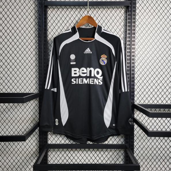 Retro Real Madrid 2006/2007 Tay Dài ( Sân Khách )