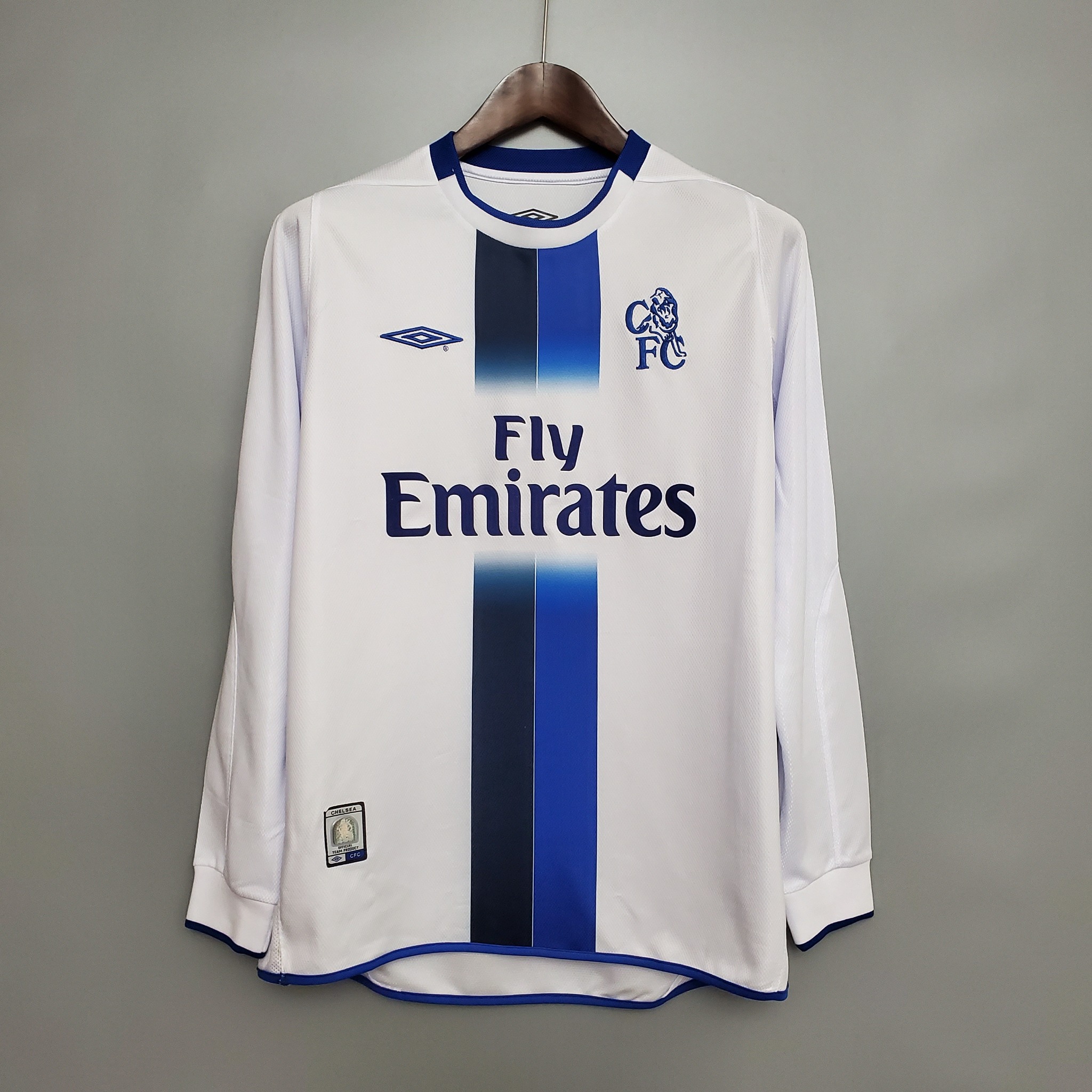 Retro Chelsea 2003/2004 Tay Dài ( Sân Khách )