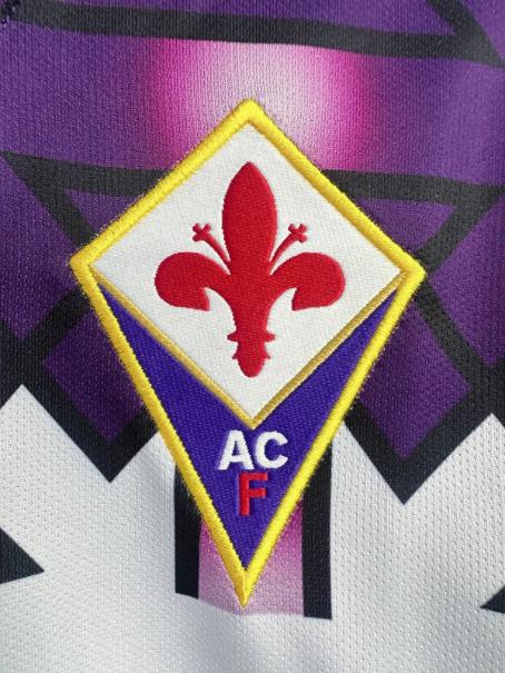 Retro Fiorentina 1992/1993 Tay Dài ( Sân Khách )
