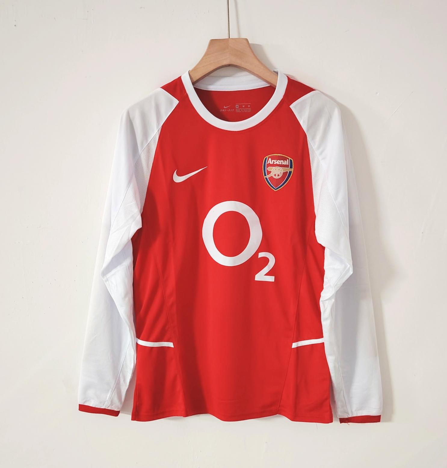 Retro Arsenal 2002/2003 Tay Dài ( Sân Nhà )