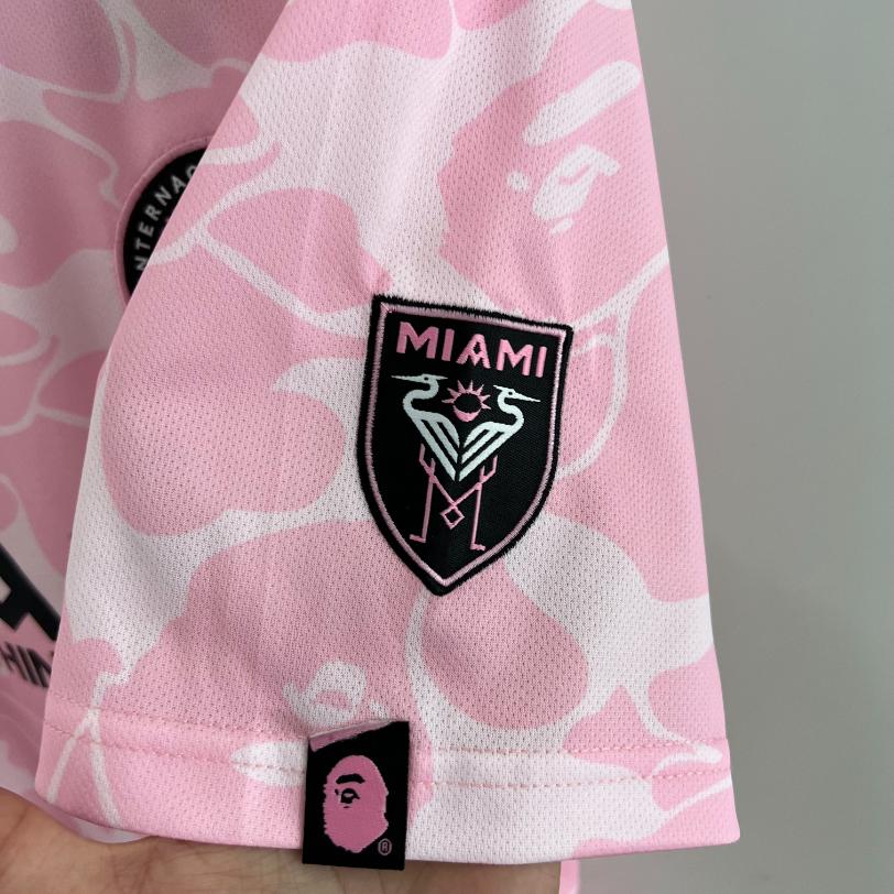 Áo Thun Bape X Miami 2026 ( Hồng )