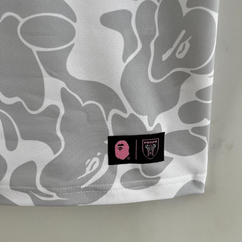 Áo Thun Bape X Miami 2026 ( Xám )