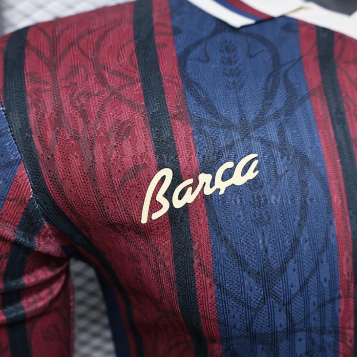 Đồ Fan Barcelona 2025 Tay Dài ( Modernist Polo )