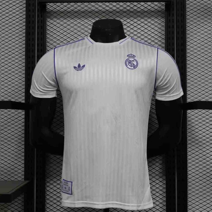 Áo Adidas Icon Real Madrid 2025 ( Trắng )