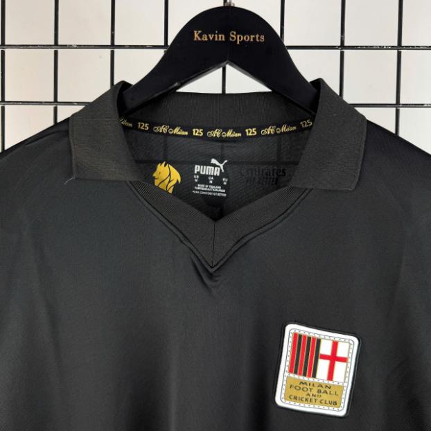 Retro Ac Milan 125th Anniversary Tay Dài ( Đen )