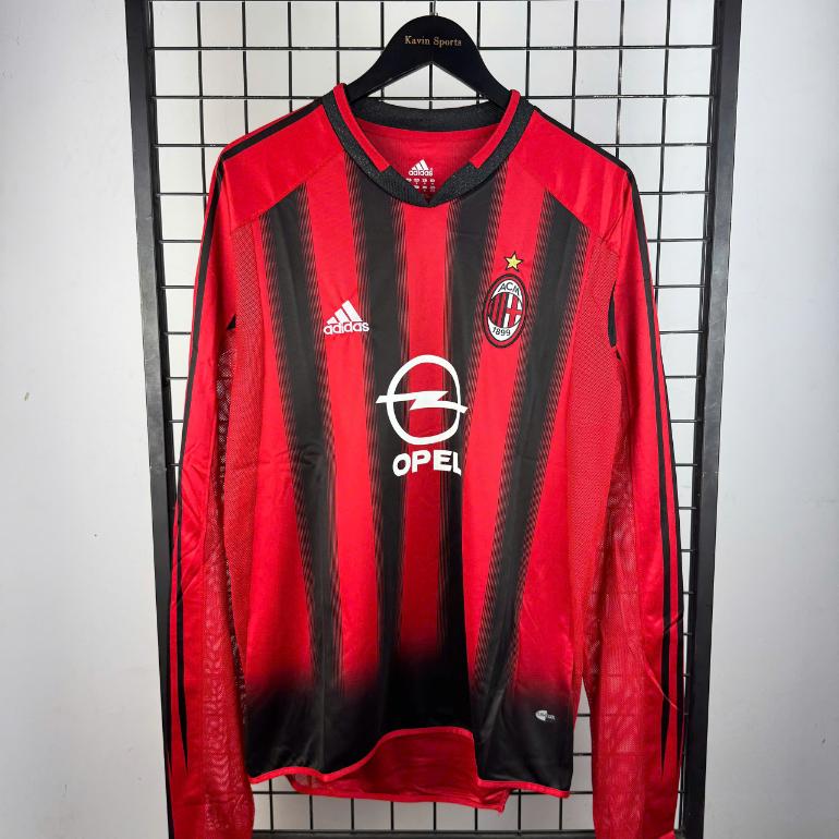 Retro Ac Milan 2004/2005 Tay Dài ( Sân Nhà )