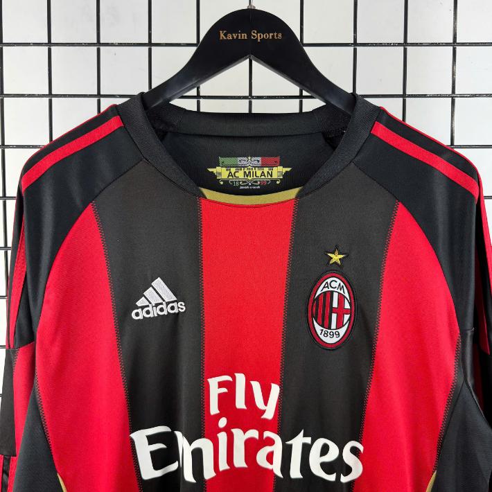 Retro Ac Milan 2010/2011 Tay Dài ( Sân Nhà )